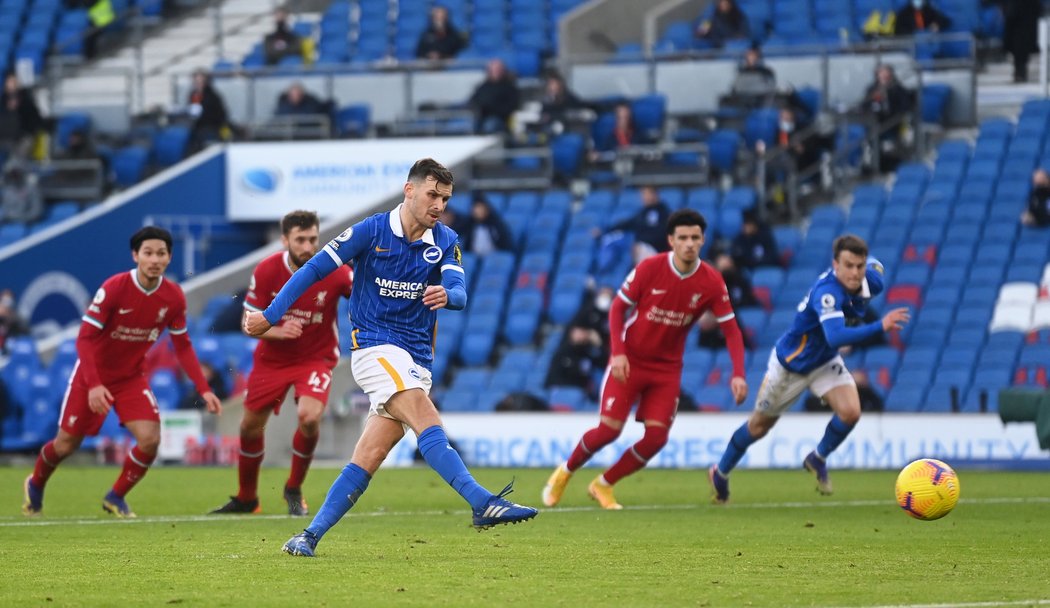 Pascal Gross srovnal z penalty v 93. minutě