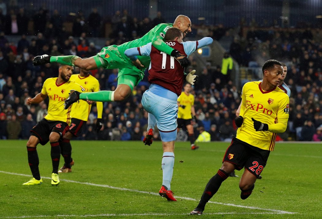 Burnley pokračuje v povedené sezoně, Watford zdolalo 1:0