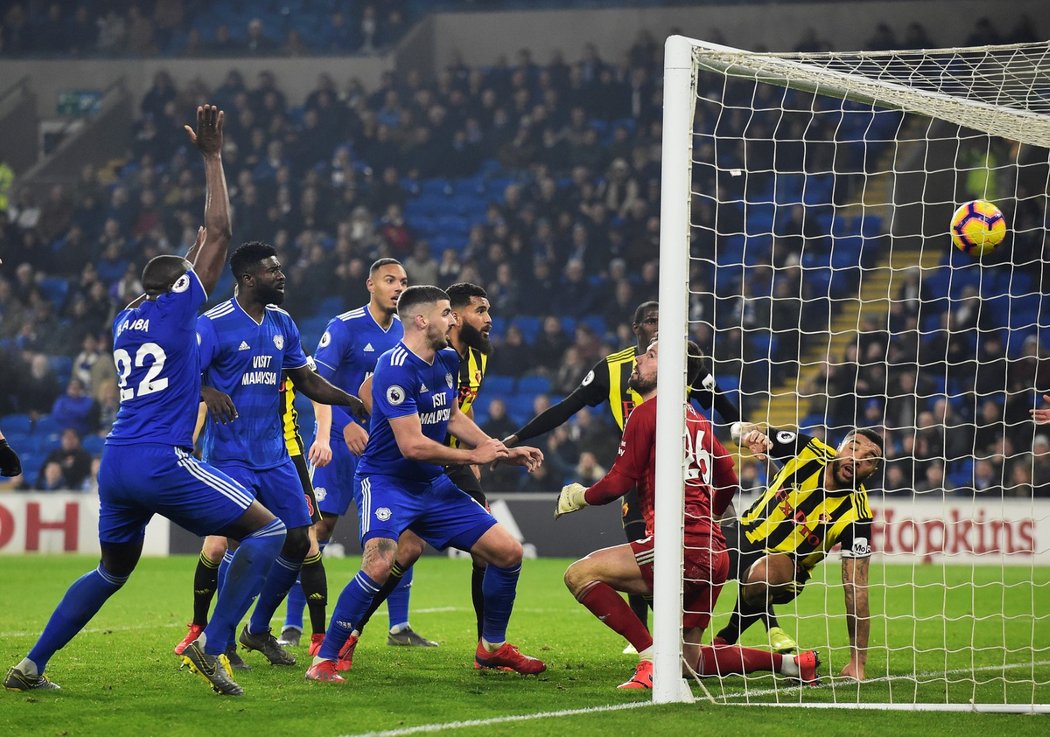 Watford zvítězil na půdě Cardiffu 5:1