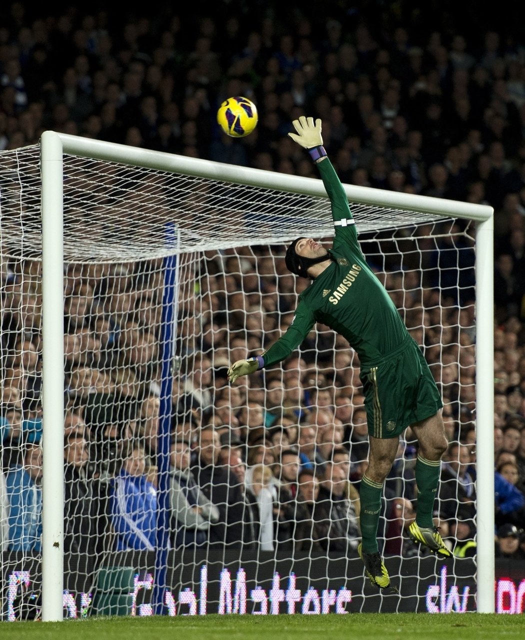 Gólman Chelsea Petr Čech předvedl i v zápase s Manchesterem United