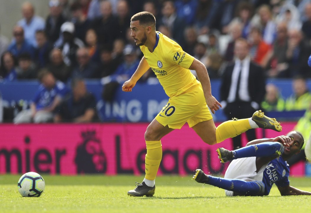 Eden Hazard se zápasem proti Leicesteru nejspíš rozloučil s Premier League