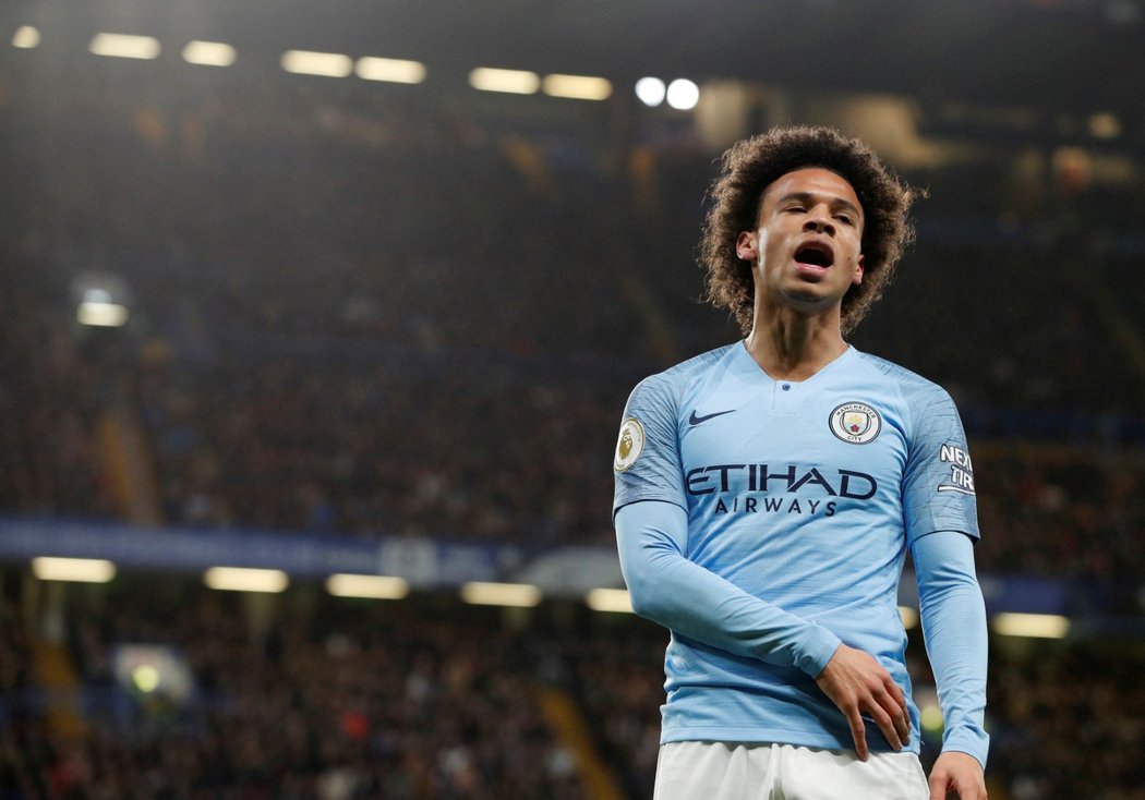 Ofenzivní hvězda Leroy Sané se v utkání s Chelsea neprosadila