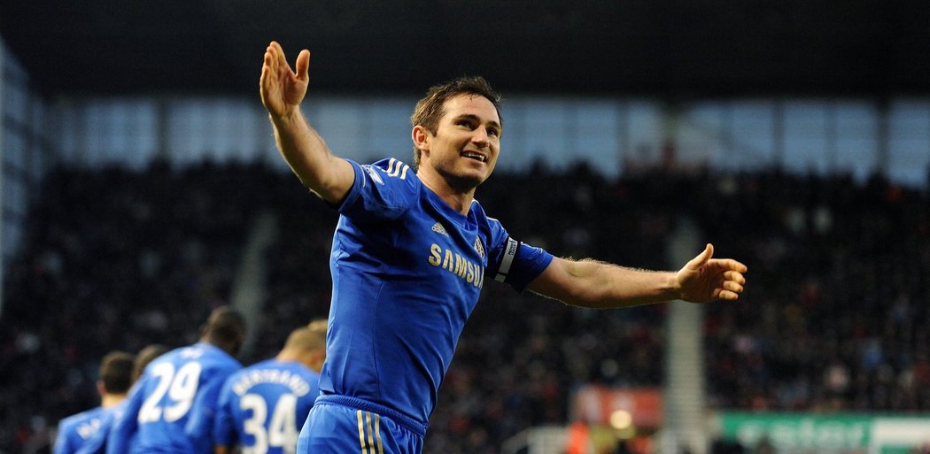 Frank Lampard dal proti Stoke City penaltu