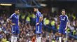 Radamel Falcao, Diego Costa a Cesc Fábregas neskrývají zklamání. Chelsea doma prohrála s Crystal Palace