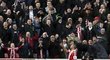 Jonathan Walters slaví branku Stoke v duelu s Arsenalem, londýnský tým prohrál gólem z penalty 0:1 a na vedoucí Chelsea ztrácí čtyři body