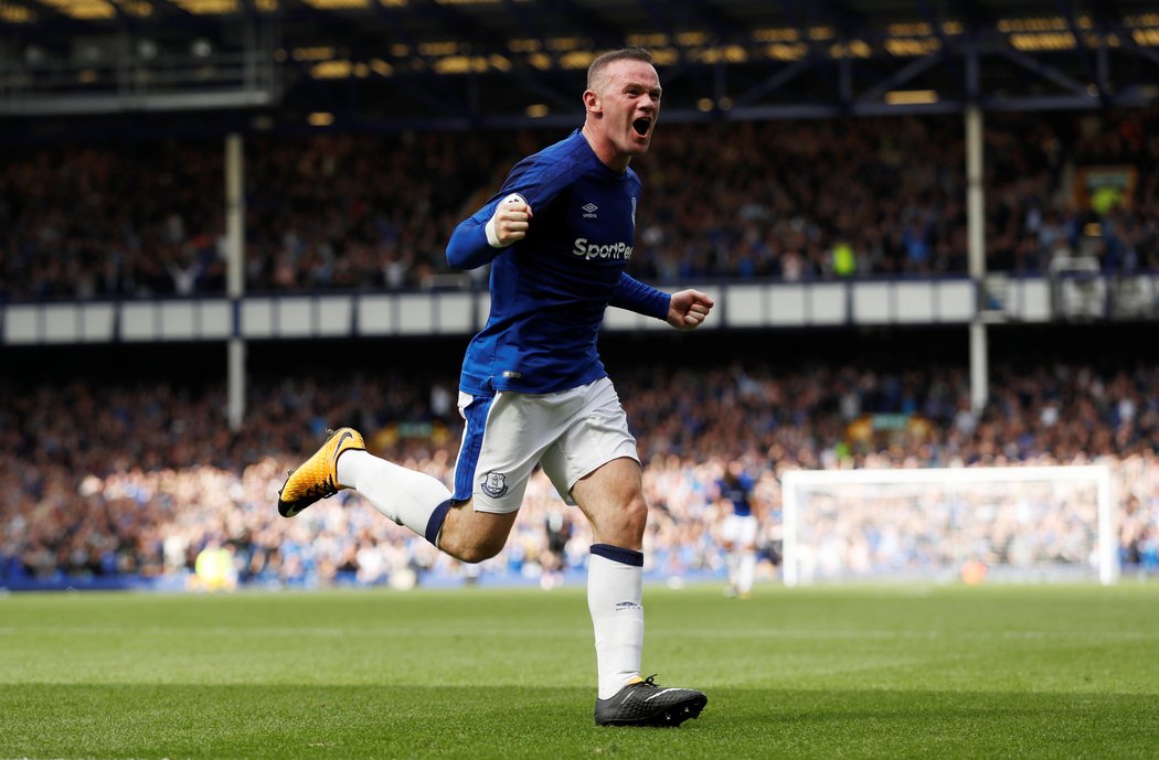 Everton může vděčit navrátilci, Wayne Rooney se trefil hned v prvním utkání