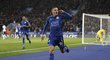 Útočník Jamie Vardy z Leicesteru otevřel v utkání proti Tottenhamu skóre