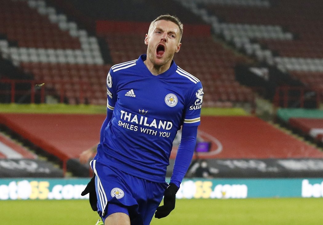 Jamie Vardy v poslední minutě zařídil vítězství Leicesteru