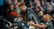 Fotbalisté Leicesteru slaví čtvrtý a finální gól do sítě Aston Villy