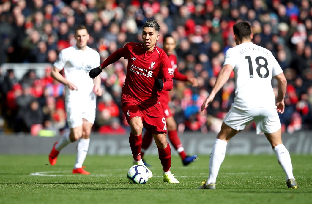 Fotbalisté Liverpoolu výhrou nad Burnley vyrovnali klubový rekord