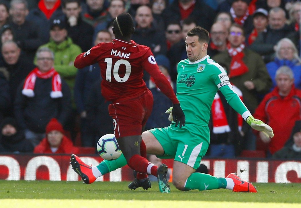 Sadio Mané dal proti Burnley dva góly