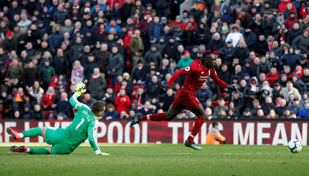 Sadio Mané se výrazně podílel na výhře Liverpoolu