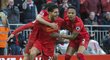 Hráči Liverpoolu se radují z dalších tří důležitých bodů