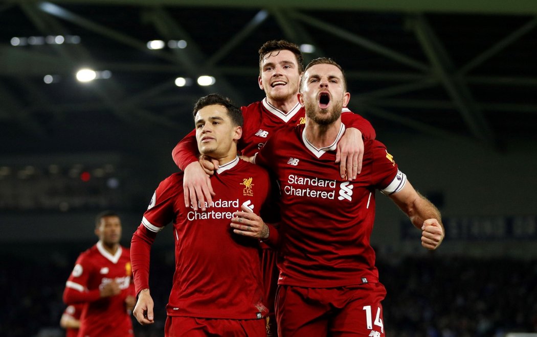 Liverpool si na půdě Brightonu s chutí zastřílel, smetl ho 5:1!