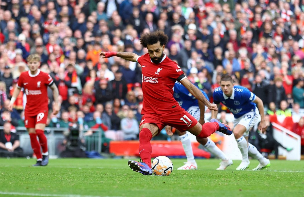 Mohamed Salah ukončil trápení Liverpoolu v koncovce z pokutového kopu