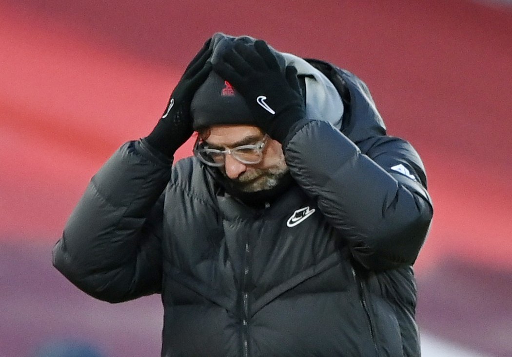 Jürgen Klopp jako by nechtěl věřit svým očím