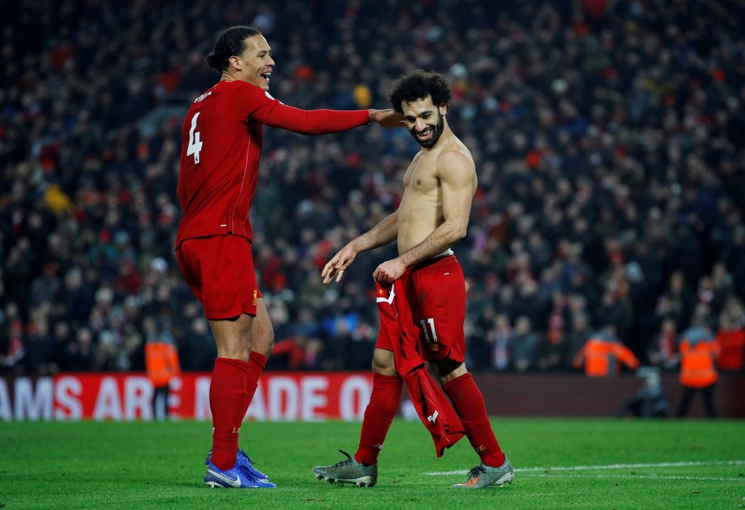 Mohamed Salah a Virgil van Dijk, dva klíčoví hráči Liverpoolu