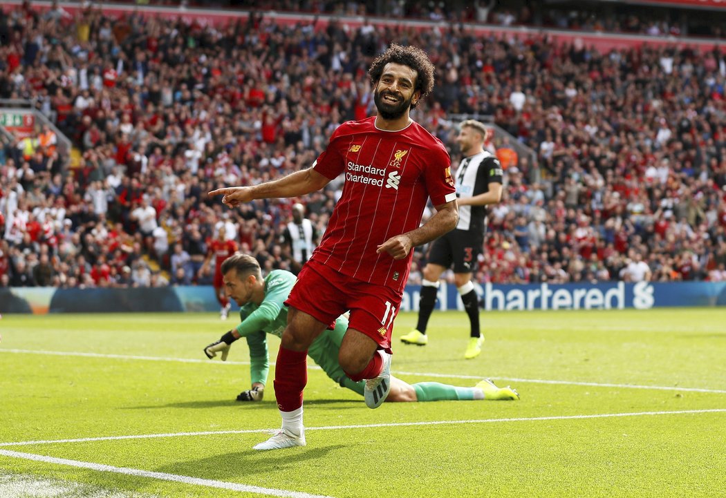 Mohamed Salah dal jednu z liverpoolských branek