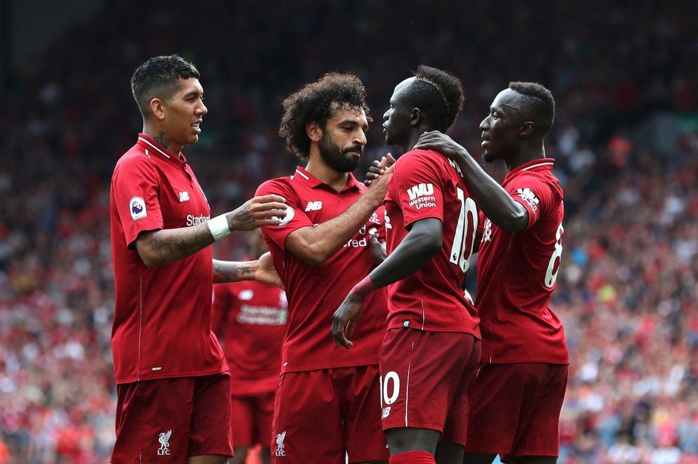 Liverpool spoléhá především na sehranou útočnou trojici Mohamed Salah - Roberto Firmino - Sadio Mané