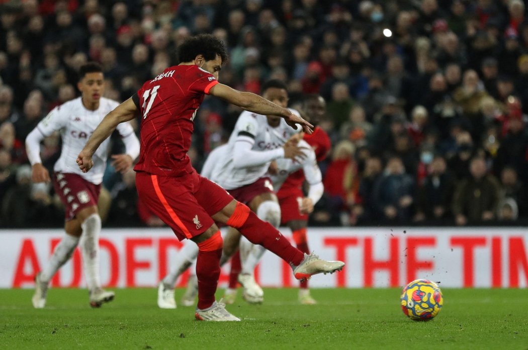 Liverpool vyhrál po penaltě Mohameda Salaha