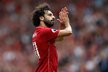 Mohamed Salah děkuje fanouškům po drtové výhře Liverpoolu s West Hamem