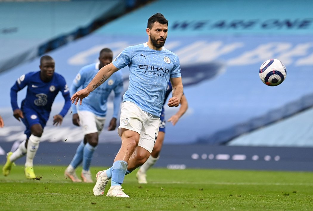 Sergio Agüero zpackal penaltu à la Antonín Panenka