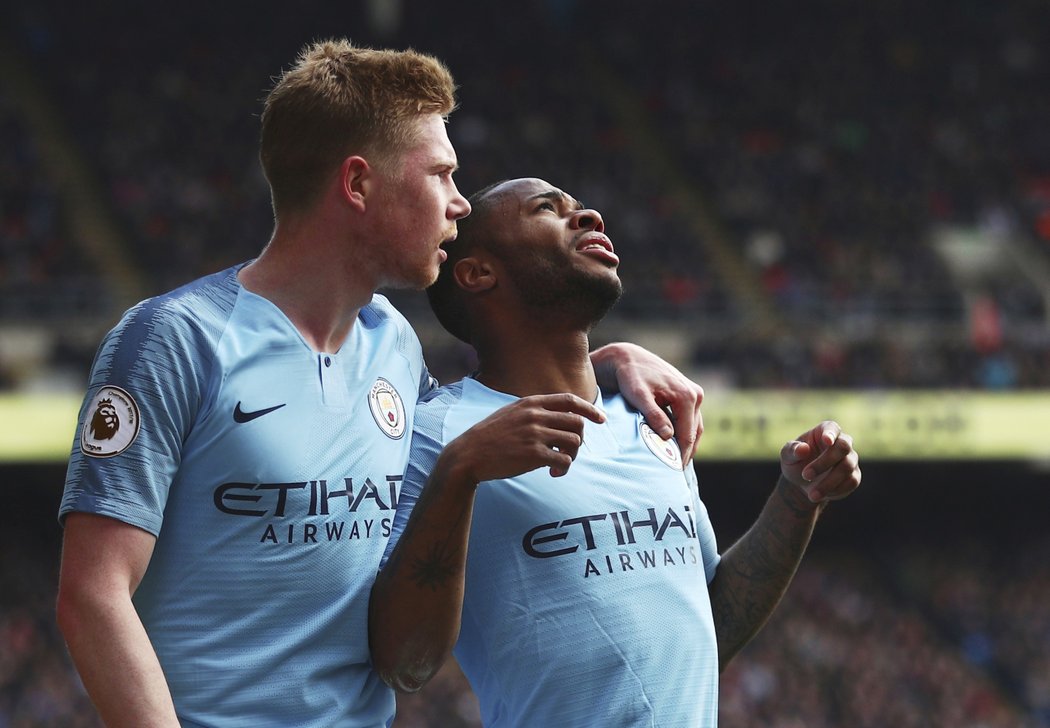 Raheem Sterling dal Crystal Palace dva góly