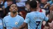 Raheem Sterling a Gabriel Jesus patří k nejlepším střelcům v Premier League