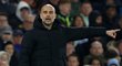 Trenér Manchesteru City Pep Guardiola