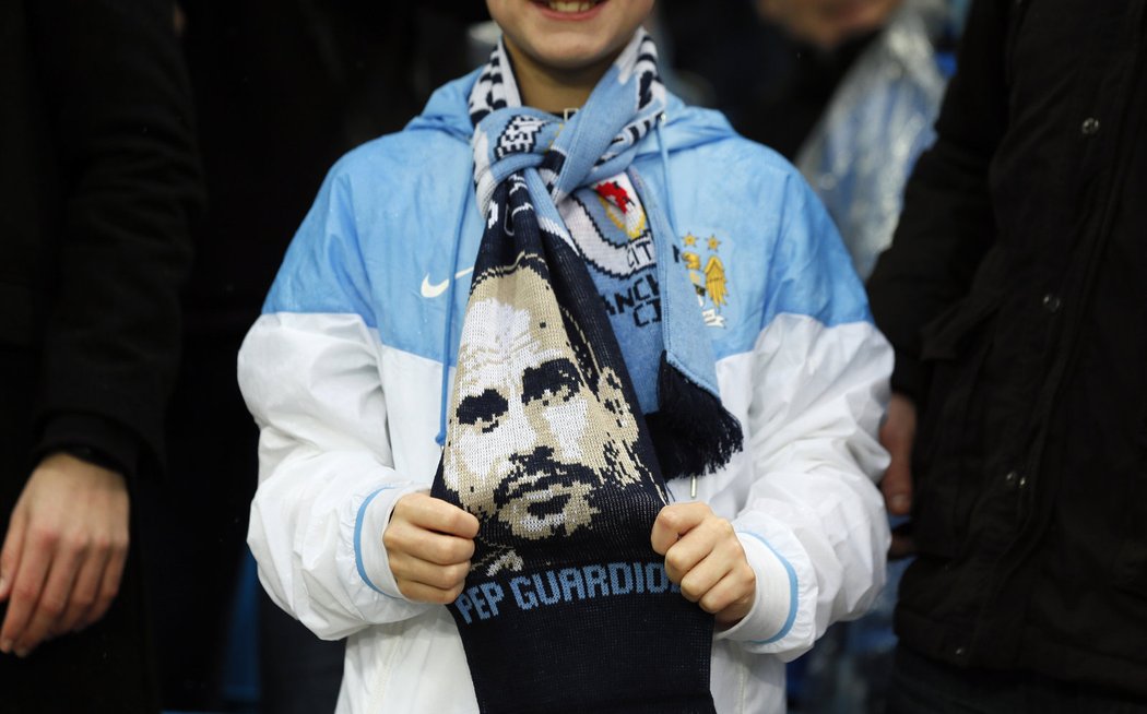 Fanoušci Manchesteru City už se těší na příchod kouče Pepa Guardioly.