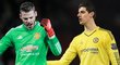 Hvězdné války gólmanů! De Gea podržel Van Gaala, zářil i Courtois