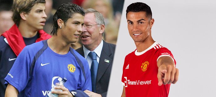 Cristiano Ronaldo se vrací do Manchesteru United i díky přičinění klubových legend v čele s Alexem Fergusonem