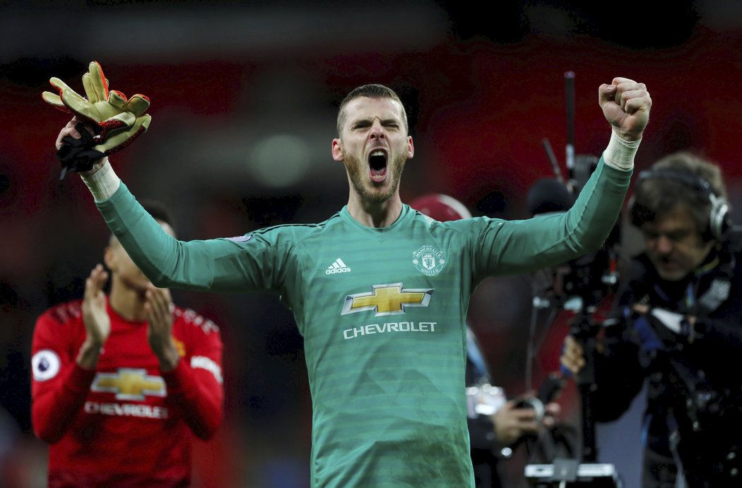 David de Gea válel a dotáhl United k výhře nad Tottenhamem