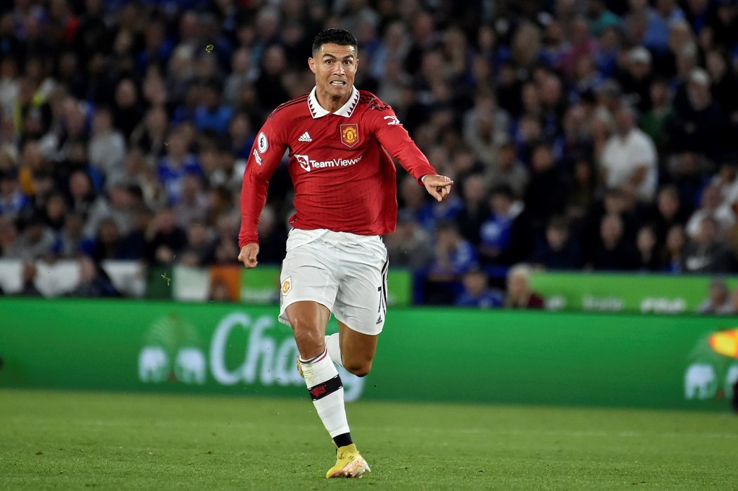 Cristiano Ronaldo v dresu Manchester United