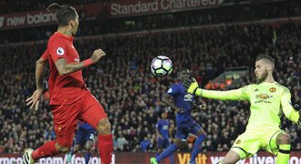 Liverpool - Manchester United 0:0. Hosty zachránil skvělý De Gea