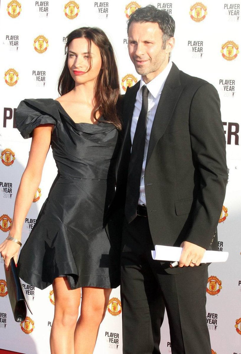 Ryan Giggs s manželkou Stacey Cooke