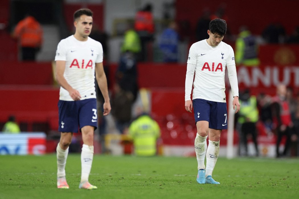 Zklamaní hráči Tottenhamu