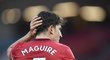 Harry Maguire během utkání proti Southamptonu