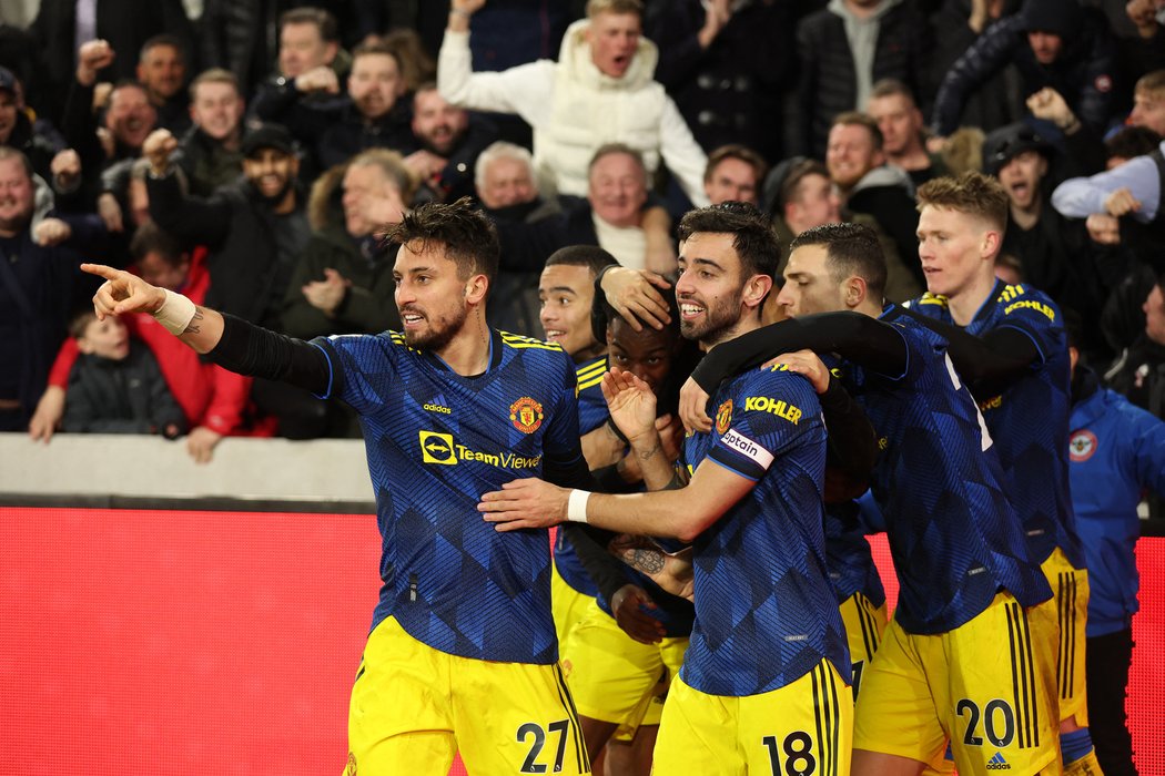 Manchester United porazil Brentford