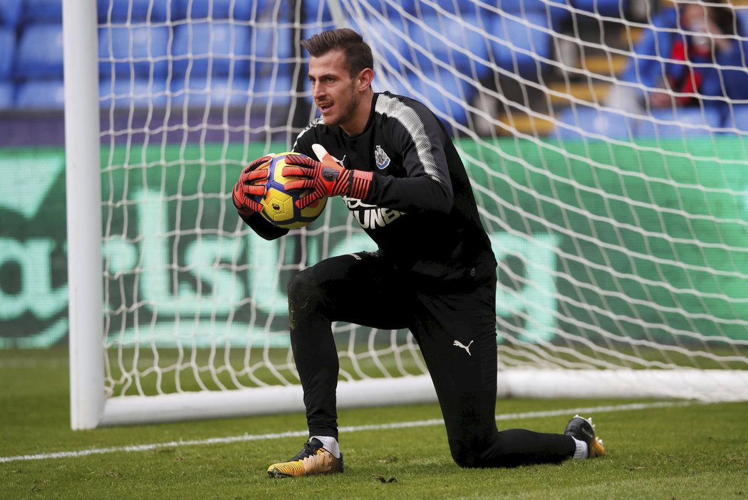 Martin Dúbravka si proti Manchesteru United připsal první start za Newcastle