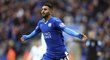 Riyad Mahréz vstřelil v zápase Leicesteru se Swansea první branku utkání