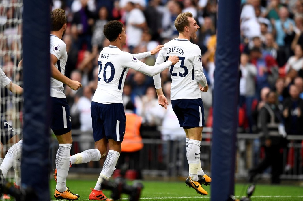 Vítězství Tottenhamu nad Bournemouthem vystřelil Christian Eriksen