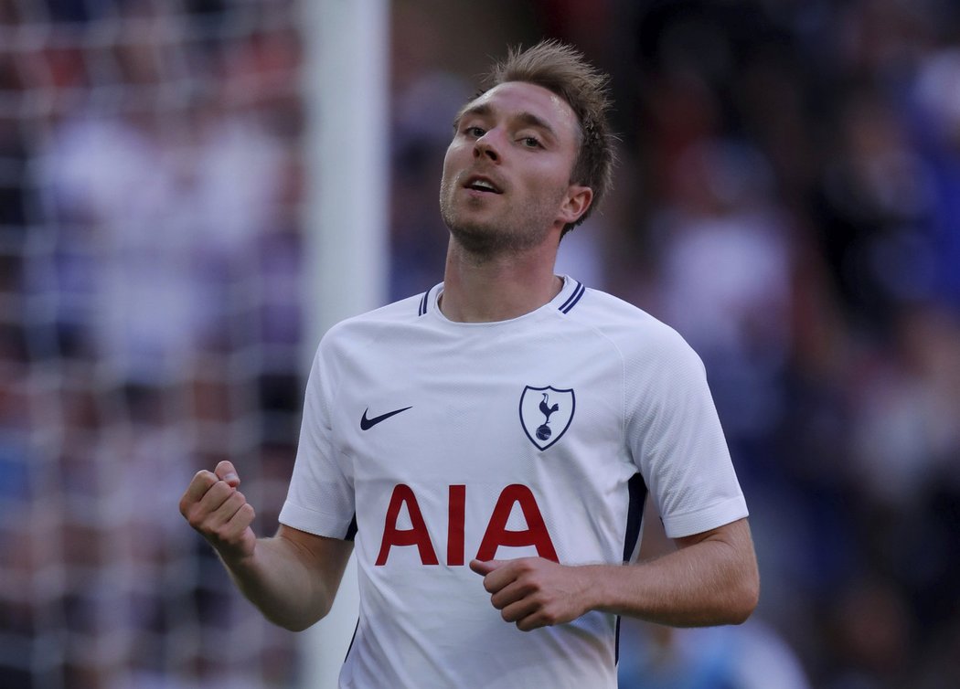 Dánský záložník ve službách Tottenhamu Christian Eriksen