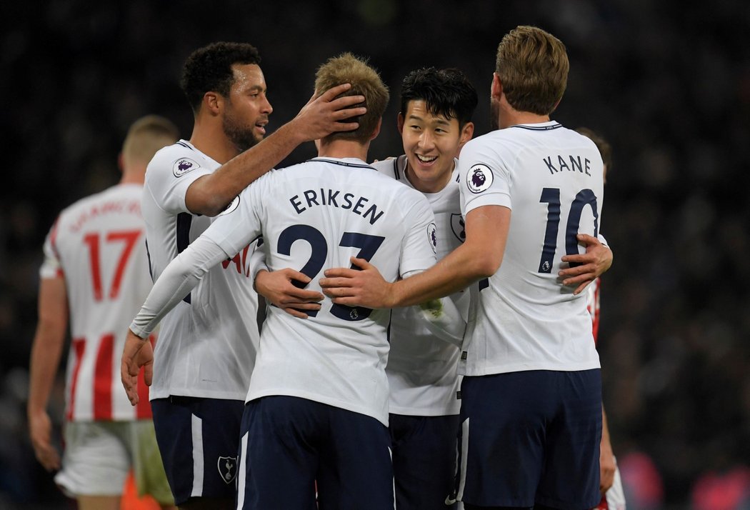 Tottenham čtyřikrát v řadě nevyhrál, tentokrát smetl Stoke