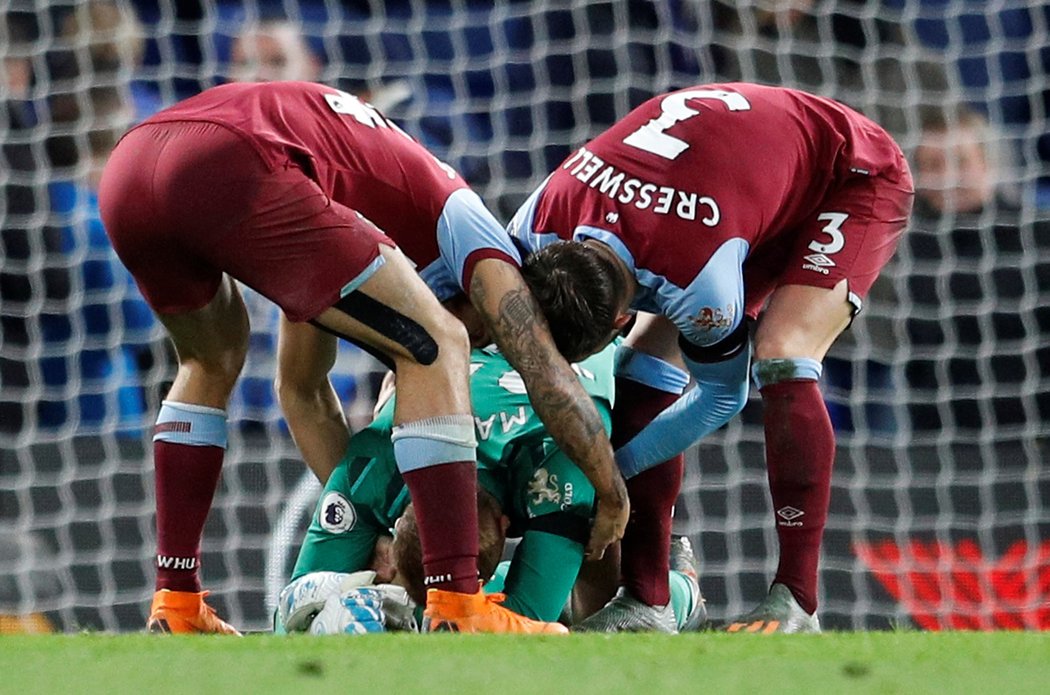 Debut ve 33 letech v dresu milovaného klubu a čisté konto při výhře nad Chelsea? Není divu, že David Martin nedokázal zadržet