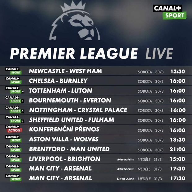 Program vysílání Canal+ Sport Program vysílání Canal+ Sport