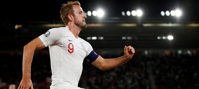 Ostrostřelec Harry Kane nechybí v nominaci Anglie na zápas kvalifikace o postup na EURO 2020 proti České republice