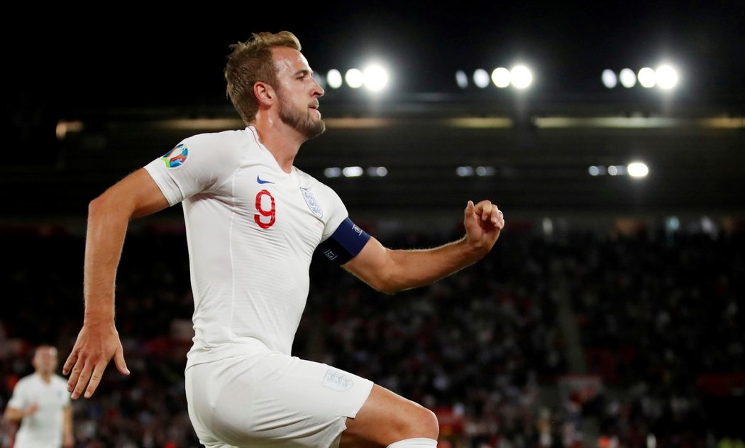 Ostrostřelec Harry Kane nechybí v nominaci Anglie na zápas kvalifikace o postup na EURO 2020 proti České republice