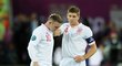 Zklamání dvou klíčových mužů Anglie. Rooney a Gerrard vstřebávají vyřazení z EURO 2012