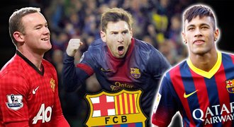 Messi + Neymar + ROONEY! Barcelona chystá útok snů, loví u United